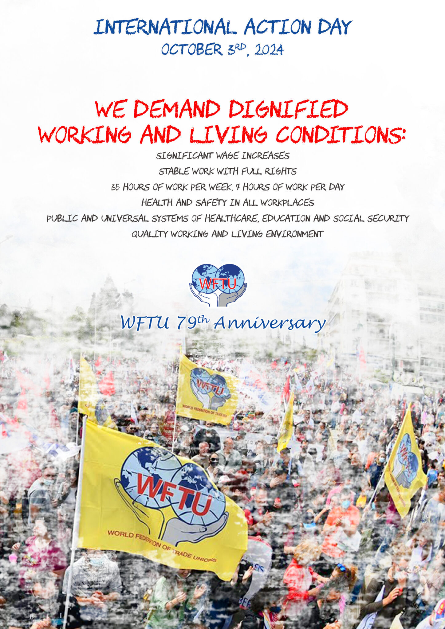 Международный день действий ВФП 3 октября 2024 Международный день действий ВФП 3 октября 2024