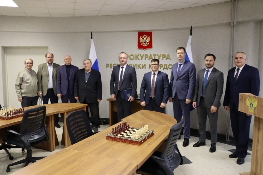 Шахматный турнир среди ветеранов прокуратуры Республики Мордовии