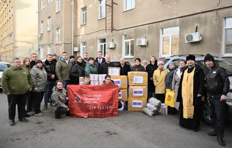 Из Кемерово отправлен гуманитарный груз