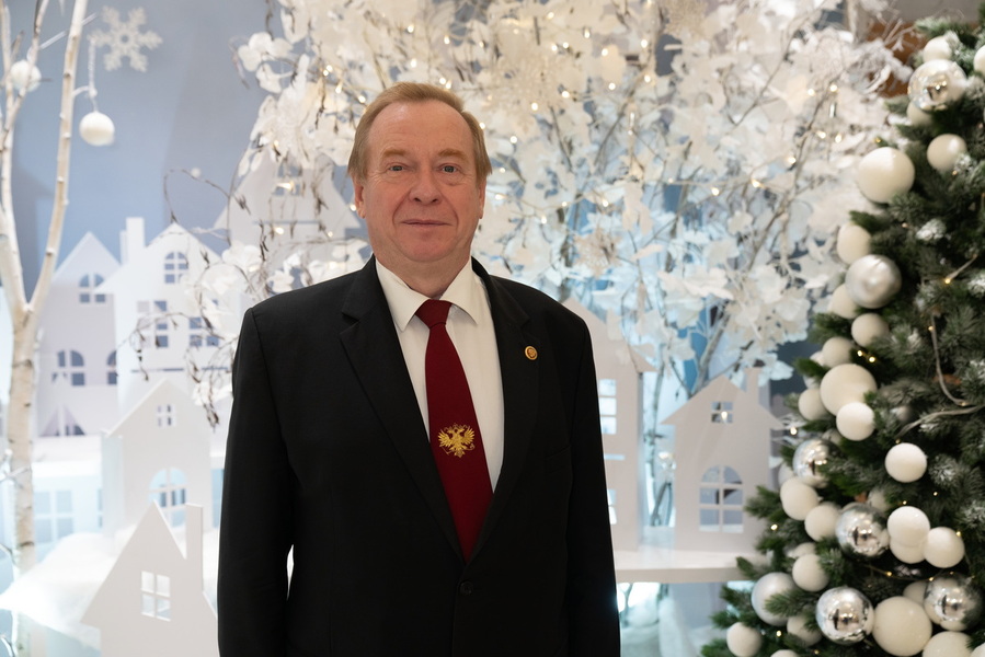 Поздравление Председателя Профсоюза Н.А. Водянова с Новым годом