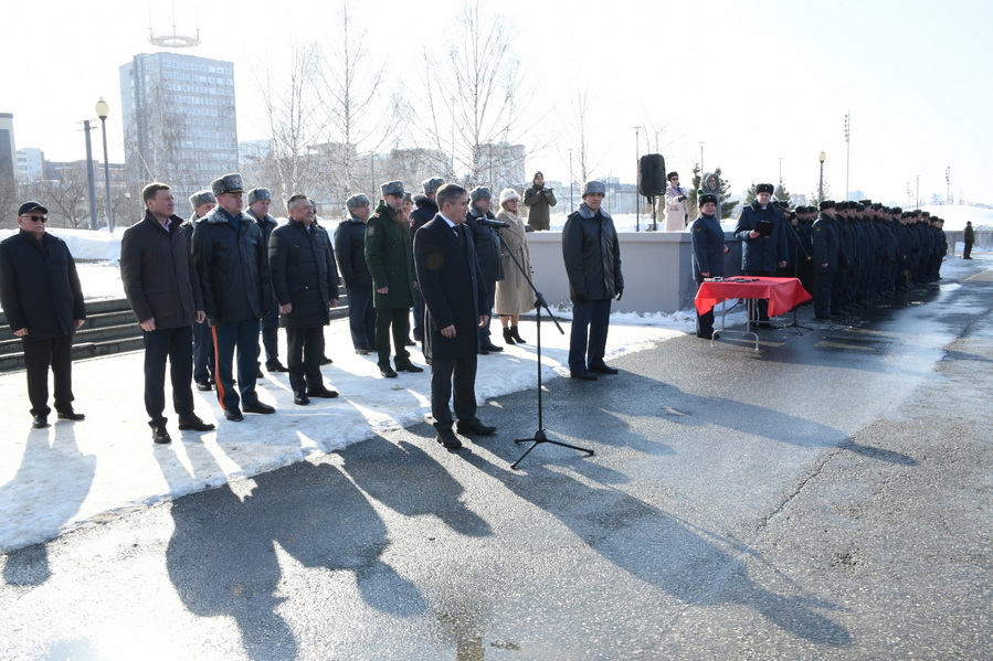 Председатель Пермской организации Профсоюза поздравил личный состав и ветеранов УИС Прикамья с праздником